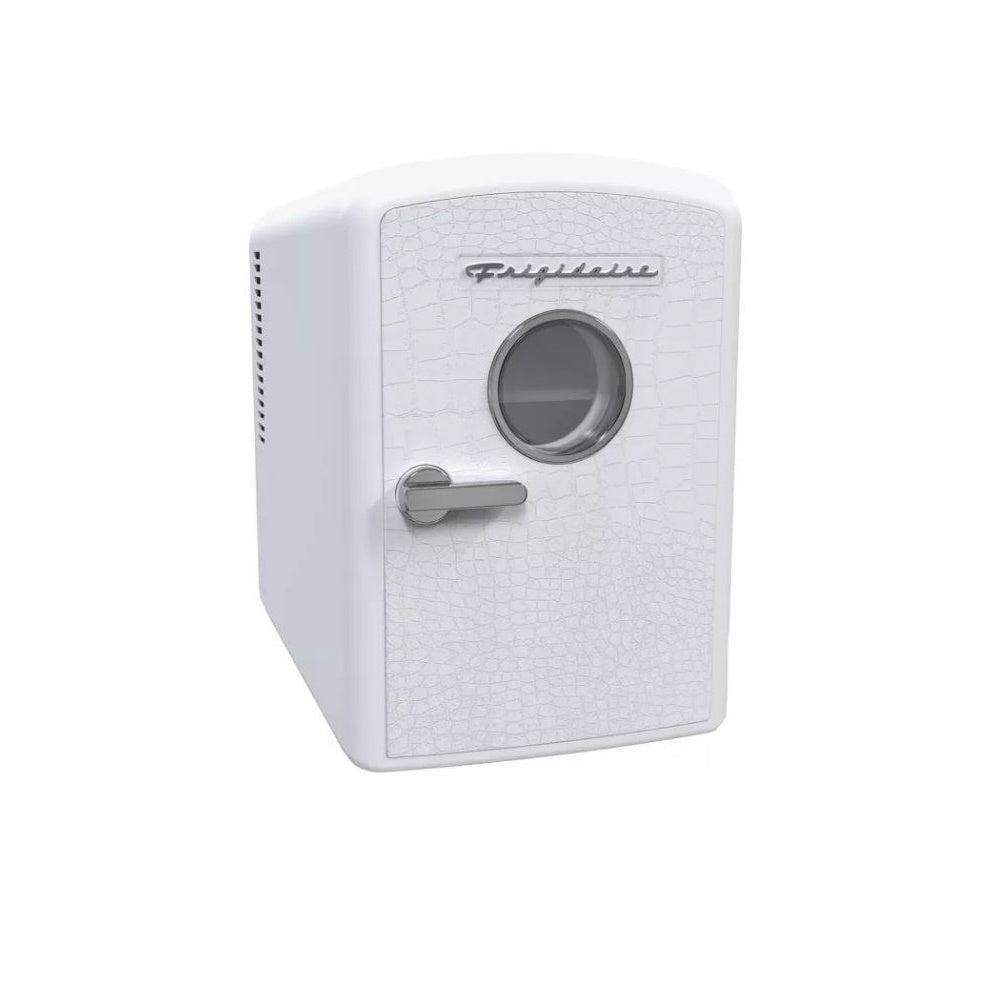 Frigidaire 9 Can / 5L Crocodile Retro Beverage Freestanding Mini Fridge EFMIS181-WHITE