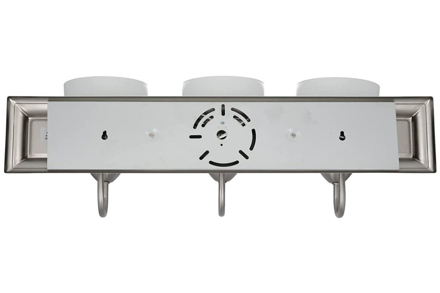 Noble Home 3-Light Bathroom 100W Vanity Light Fixture Satin Nickel WLF3623-53