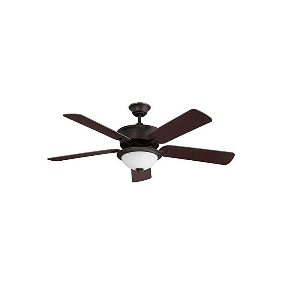 Concord Fan Downrod Mount 52" Oil-rubbed Bronze Ceiling Fan Natural Cherry Blades 52BR5EORB