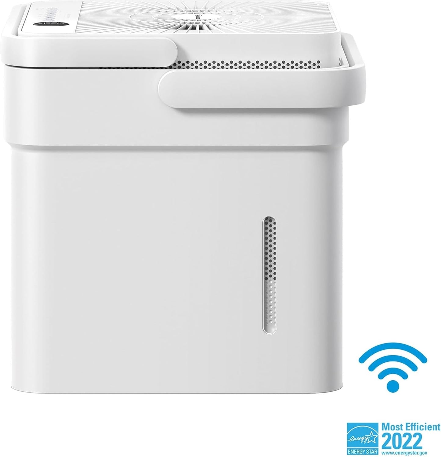 Midea 50 pt. Cube Dehumidifier with Built-in Pump for spaces up to 4,500 sq. ft. MAD50PS1QWT