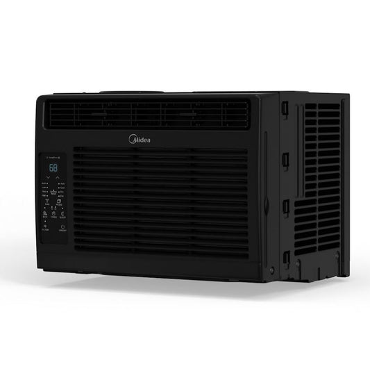 Midea 6,000 BTU DOE Window Air Conditioner with ComfortSense Remote, for spaces up to 250 sq. ft. MAW06R1WBL-T