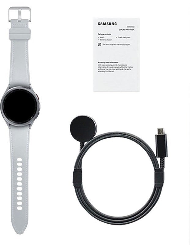 Samsung Galaxy Watch 6 Classic 43mm Smartwatch with Rotating Bezel, Fitness Tracker, Advanced Sleep Coaching, Heart Monitor - Silver SM-R950NZSAXAA