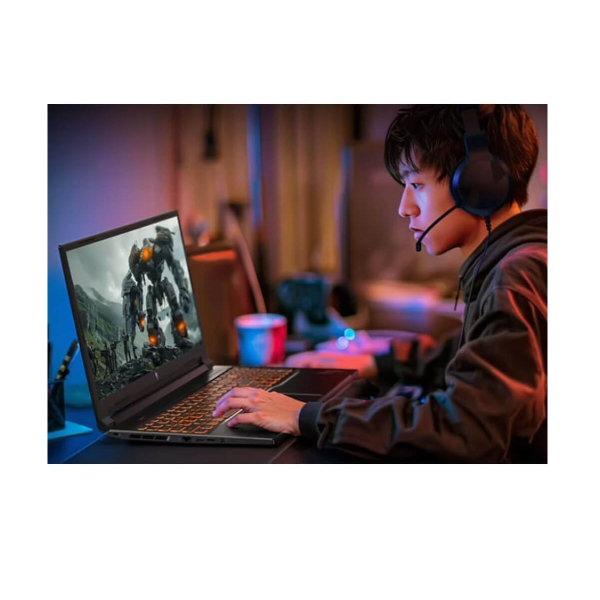 Acer - Upgraded - Nitro 16" WUXGA Gaming Laptop, Intel 7 240H, 32GB/2TB SSD+1TB Dock Set ,Win 11 - Black ANV16-72-7809