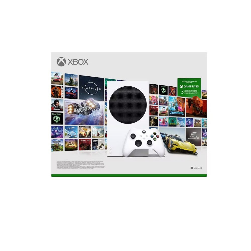Xbox Series S Starter Bundle with 512GB All-Digital Console, 3 Months of Game Pass Ultimate and Wireless Controller