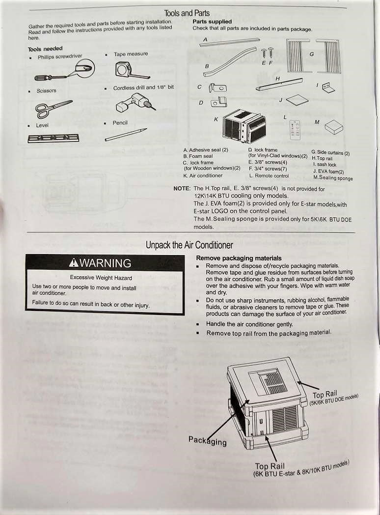 Hisense 14000-BTU Window Air Conditioner WiFi, Remote control AW1422CW1W
