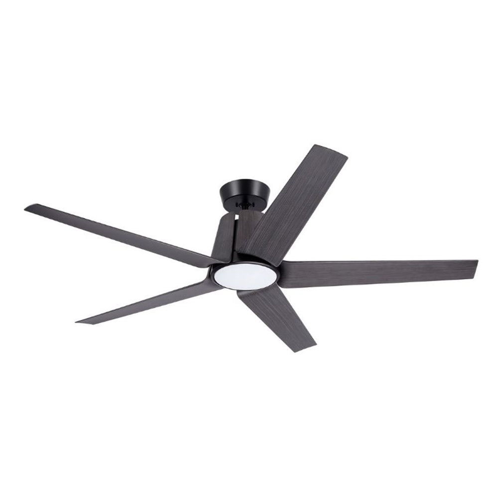 Emerson Floret Eco 60" Outdoor Damp Barbeque Black Ceiling Fan with Wall control - Charcoal Blades CF840BQ