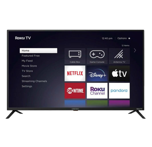 Element 40" 1080p Full HD LED Roku TV Works with Google Assistant and Amazon Alexa - E2AA40R (Renewed)