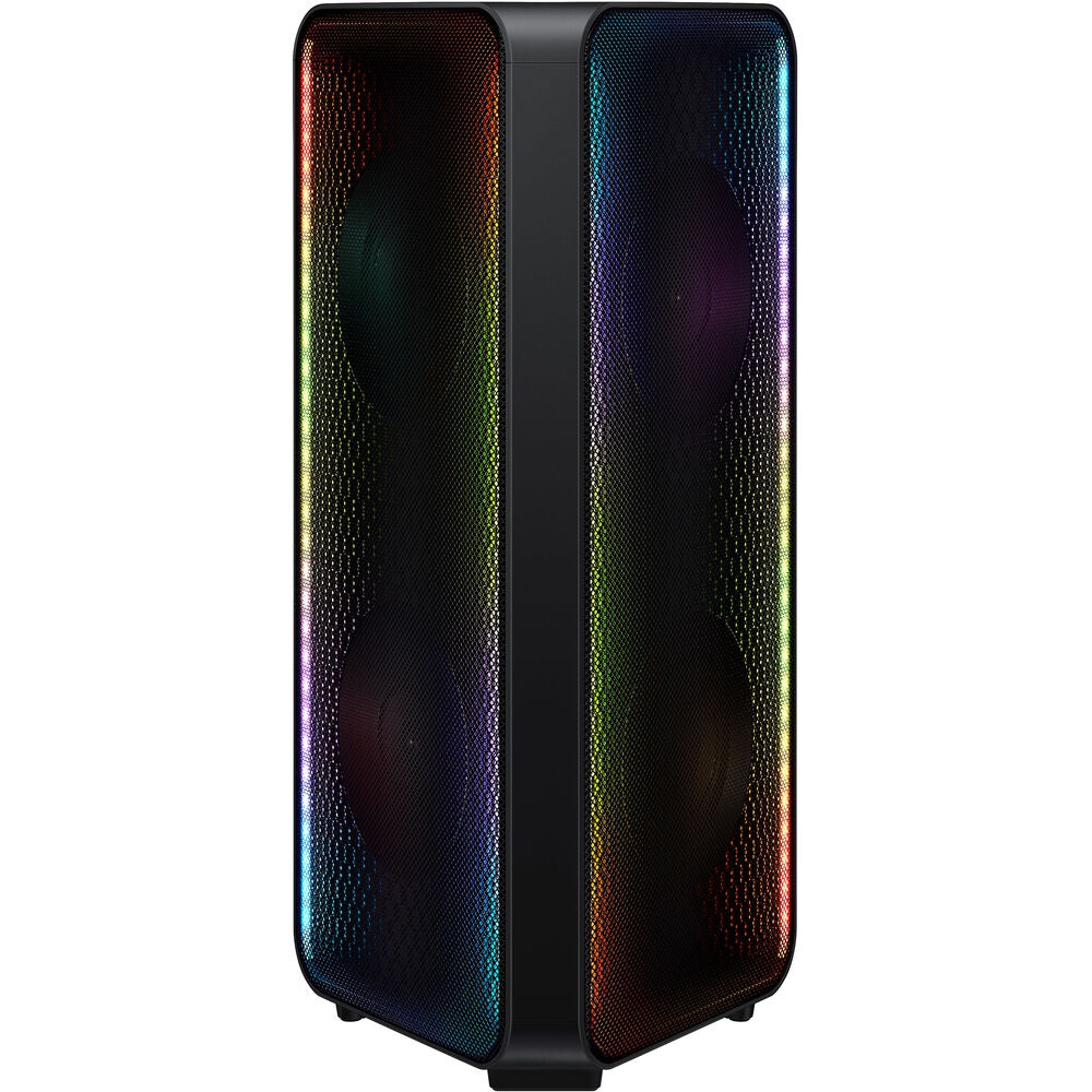 SAMSUNG MX-ST40B Sound Tower High Power Audio, 160W Floor Standing Speaker, Bi-Directional Sound, Built-in Battery, IPX5 Water Resistant
