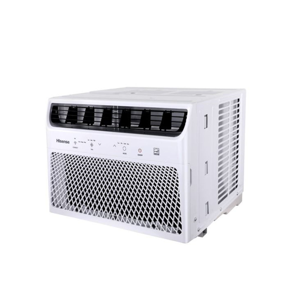 Hisense Window Air Conditioner with WI-FI, 8,000 BTU, 350-Sq.Ft, 3 Modes - cooling, fan, and dehumidifier, Elegant touch control / 4-way air direction - AW0821CW1W