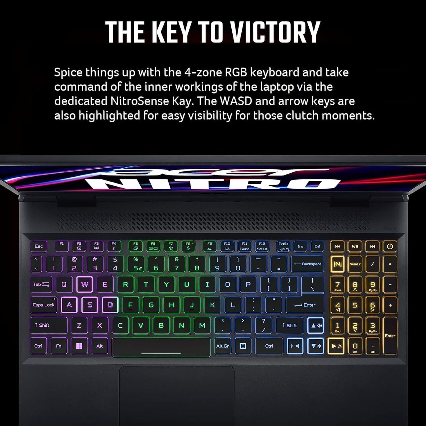 Acer Nitro 5 AN515-58-73RS 15.6" Gaming Laptop Intel Core i7-12650H 16GB 512GB SSD with NVIDIA GeForce RTX 4050 Win 11 Home NH.QLZAA.002