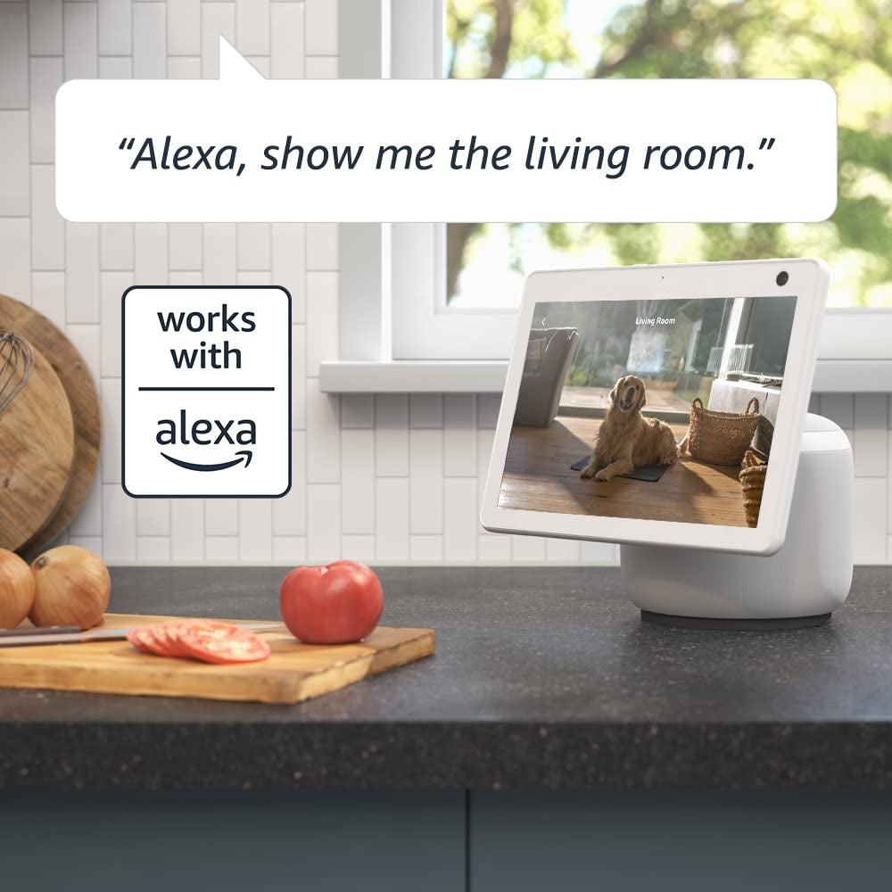 Blink Mini Pan-Tilt Camera Rotating Indoor Plug-in Smart Security Camera, Two-way Audio, HD Video, Motion Detection, Black