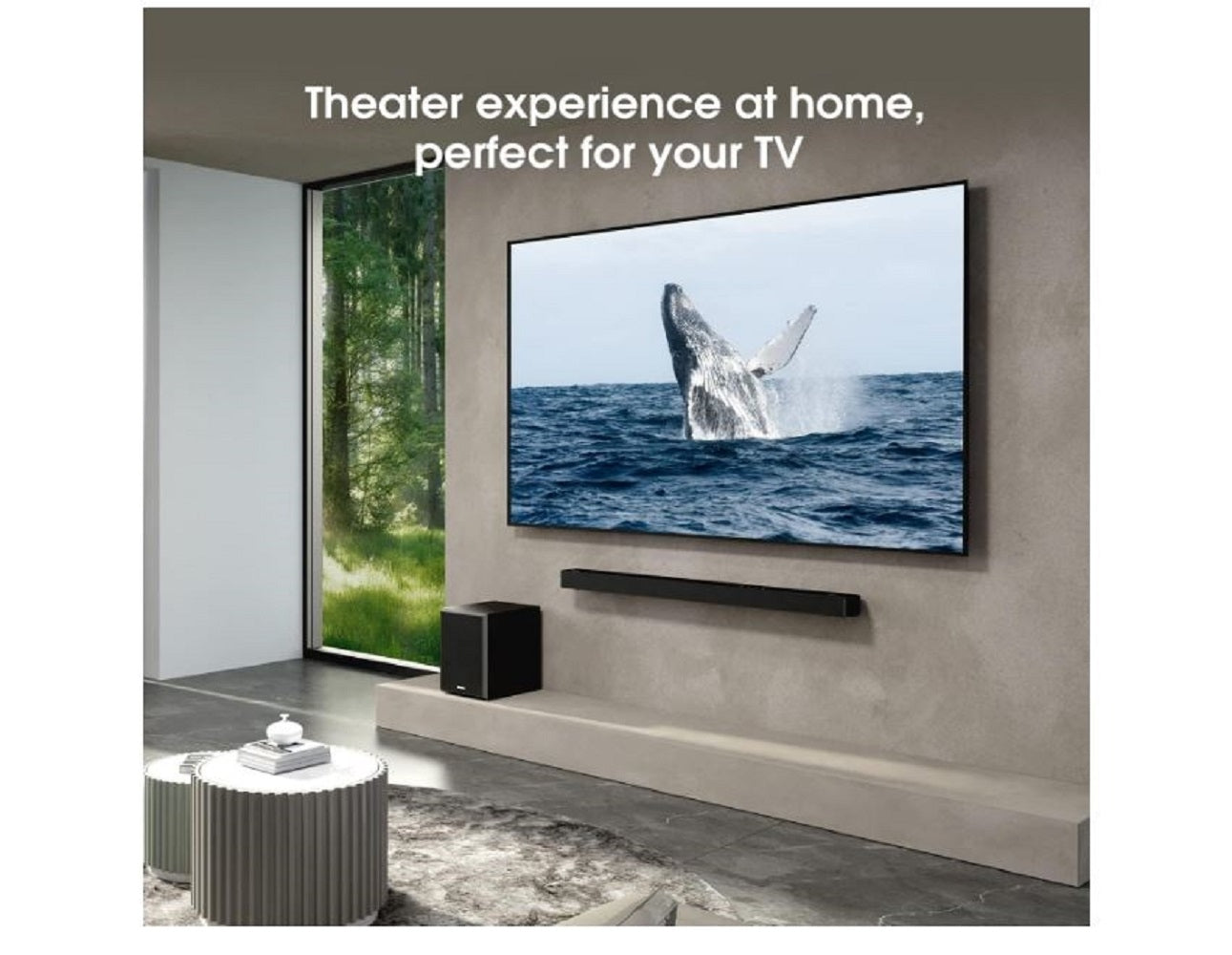 Hisense U5120GW+ 7.1.2ch Premium Sound Bar w/ Subwoofer 570W Hi-Res Audio Bluetooth 4.2