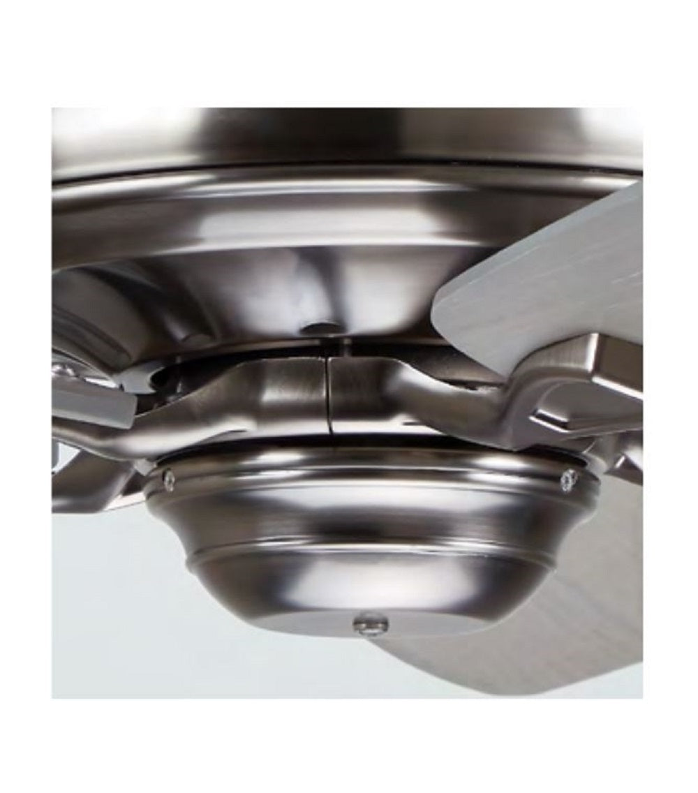 Luminance Kathy Ireland Carrera Grande Eco 60" Ceiling Fan Brushed Steel Mahogany Blades CF788AP-G60DM