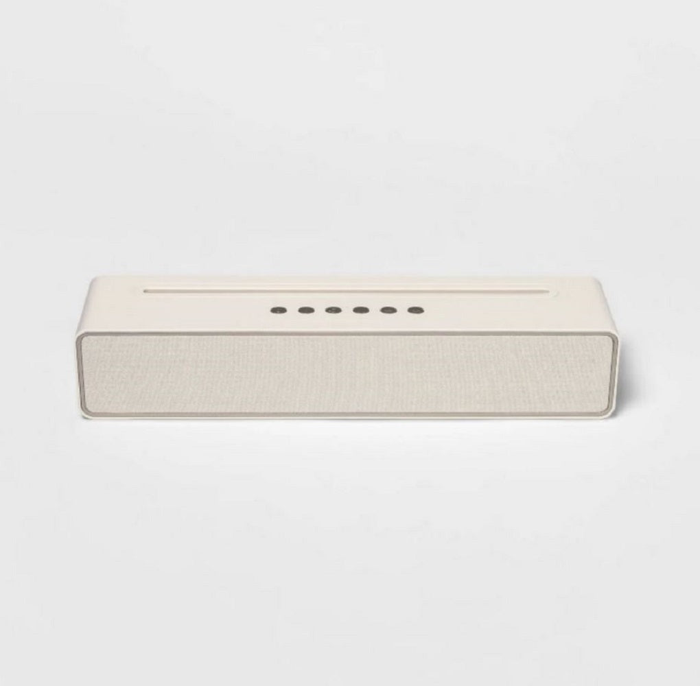 Heyday Sound Bar with Bluetooth 5.0 Stone White, Up to 8 hrs