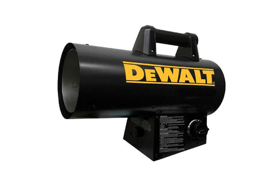 DEWALT 60,000 BTU Black Forced Air Propane Outdoor Space Heater DXH60FAVHC