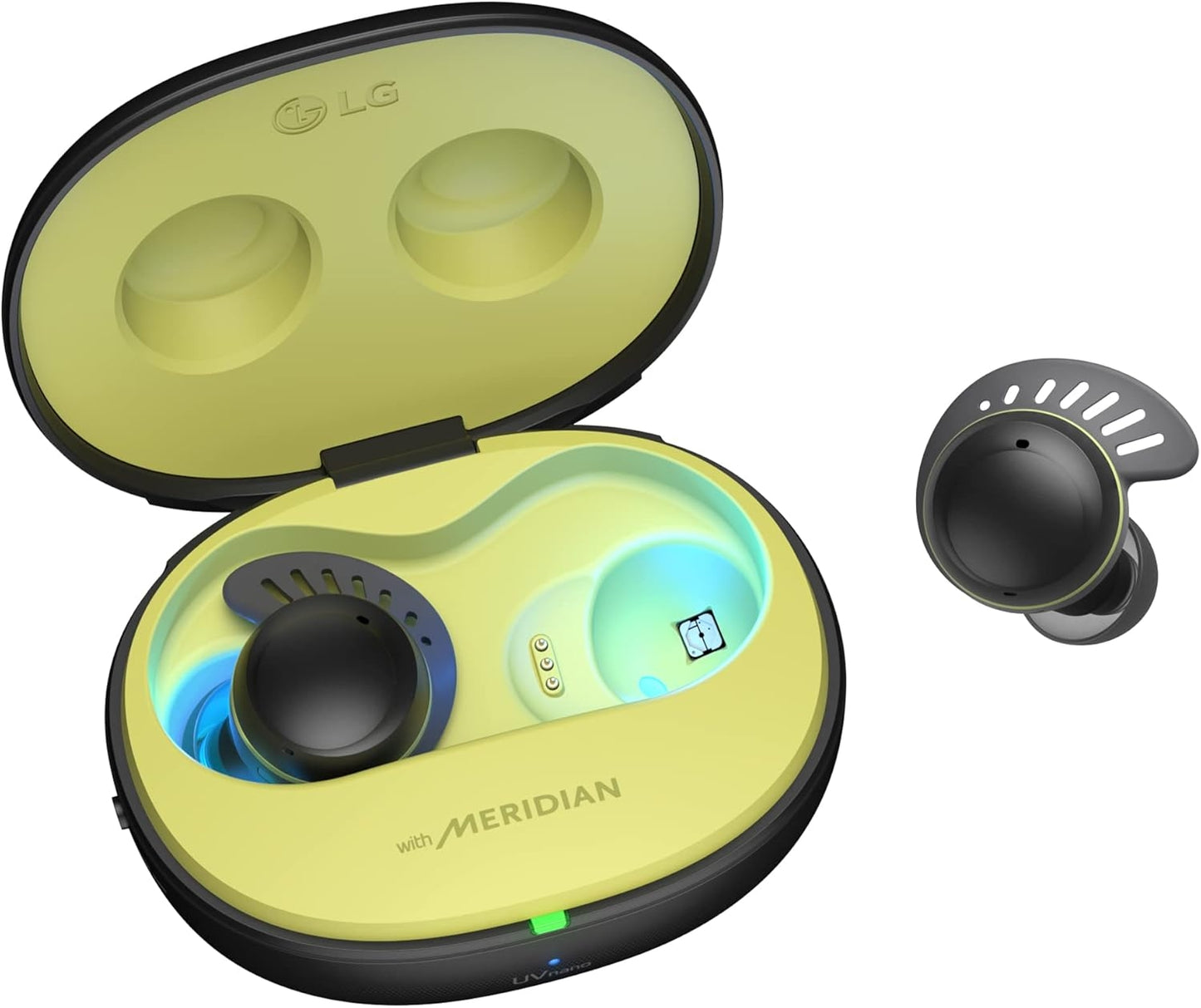LG TONE Free True Wireless Bluetooth Sports Earbuds TF8 w/ Uvnano Charging Case -TF8Q.AUSACBI