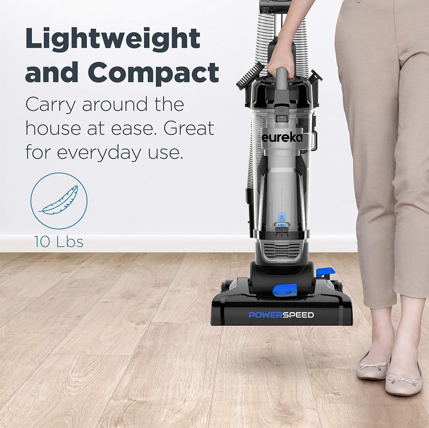 EUREKA PowerSpeed Multi-Surface Upright Bagless Vacuum Cleaner NEU181A