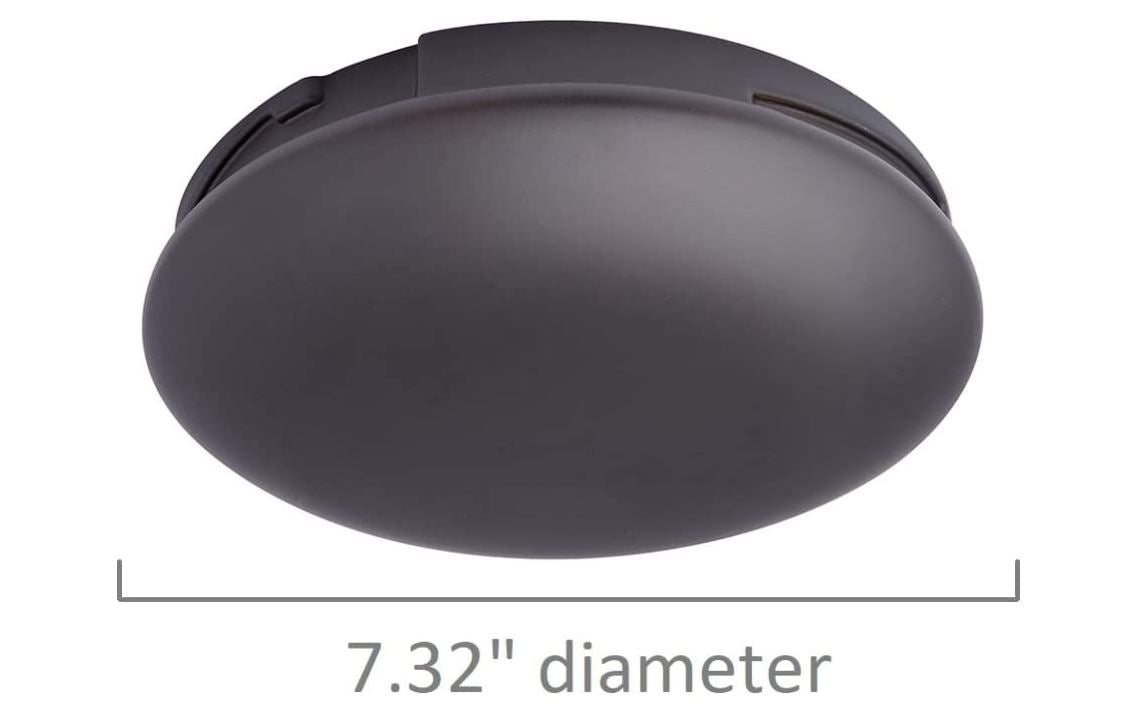 Luminance CP315ORB Kathy Ireland Home Lindbergh Eco No-Light Plate, 7.32", Oil Rubbed Bronze