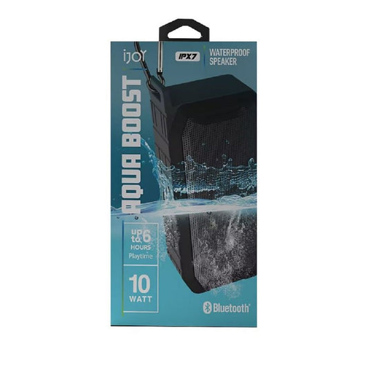 iJoy AquaBoost Ipx7 Waterproof Speaker Up to 6 Hours IJPDQ106