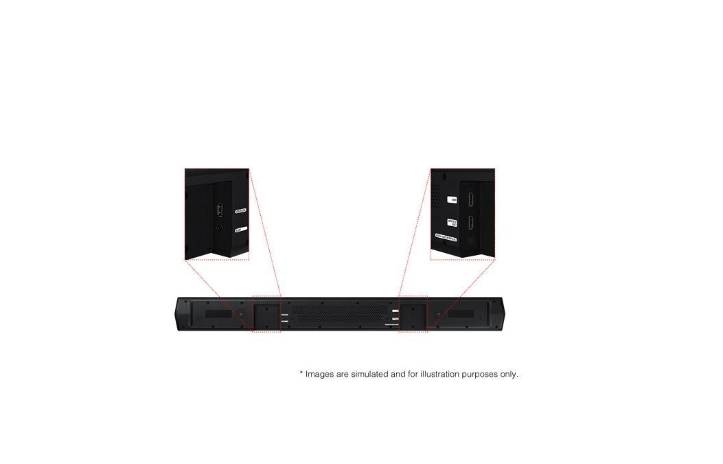 Samsung 5.1 Ch B-Series Soundbar w/ Wireless Subwoofer DTS Virtual & Bass Boost - Black HW-B750D/ZA