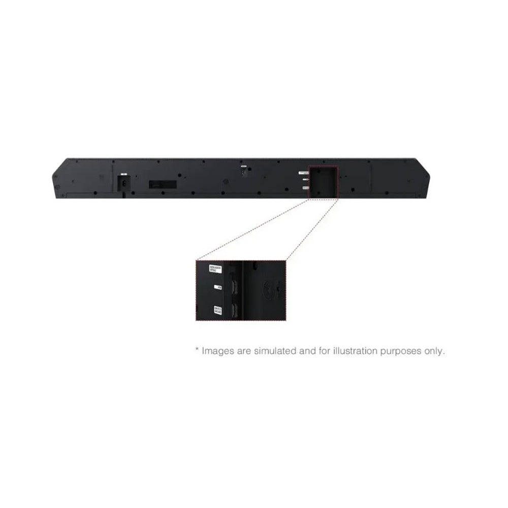 SAMSUNG Q-Series Soundbar 9.1.4 ch w/ Subwoofer + Rear Speaker - Titan Black HW-Q930F/ZA