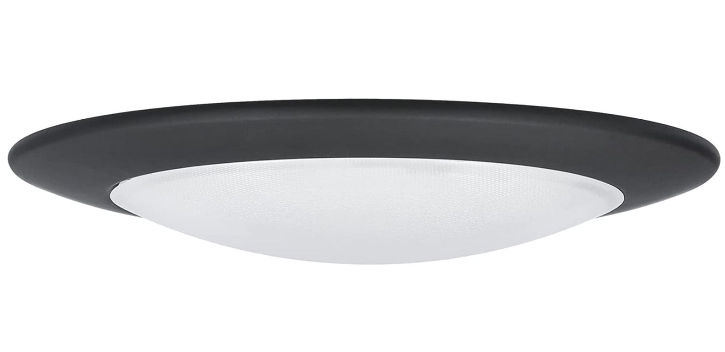 Luminance 7.5" LED Flush Mount Disk Light Ceiling Fixture Black - F8626-31