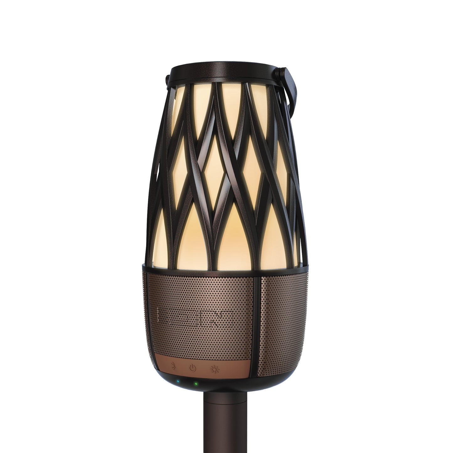 ION Audio Tahiti Link Speaker Solar Lantern-Style Outdoor Bluetooth Speaker ISP136BZ