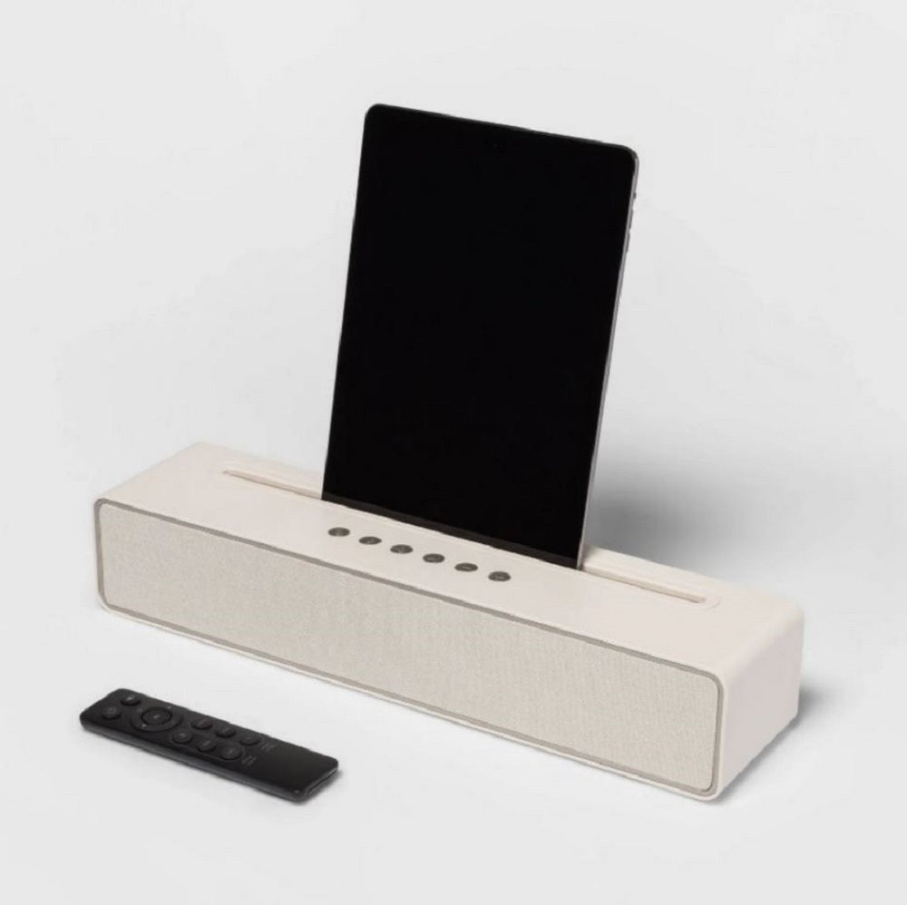 Heyday Sound Bar with Bluetooth 5.0 Stone White, Up to 8 hrs