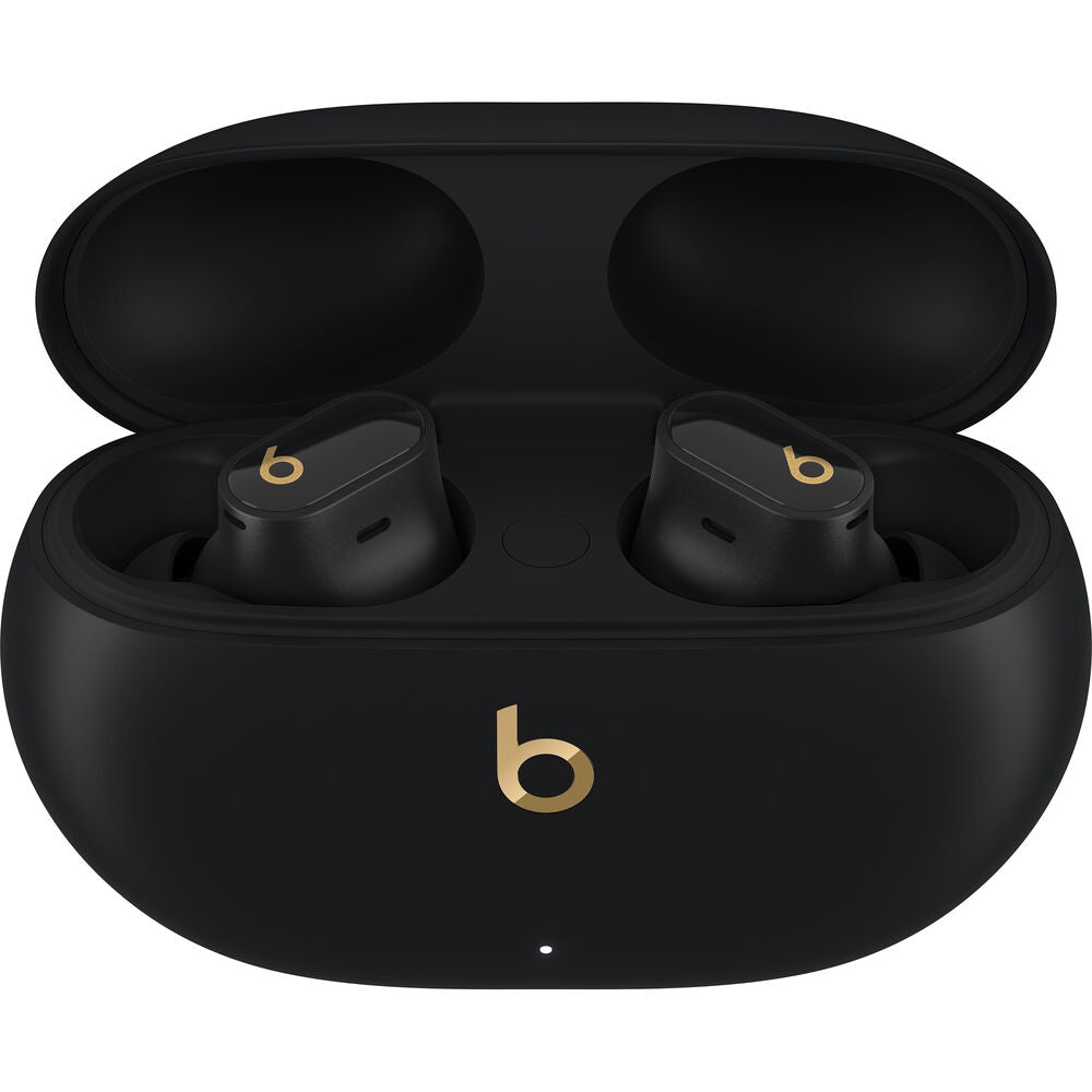 Beats by Dr. Dre Studio Buds+ Noise-Canceling True Wireless In-Ear Headphones Black and Gold MQLH3LL/A