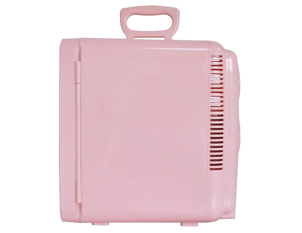 Frigidaire EFMIS170-PINK 9-Can / 6.5L Mini Portable Personal Fridge with Lighted Mirror Door