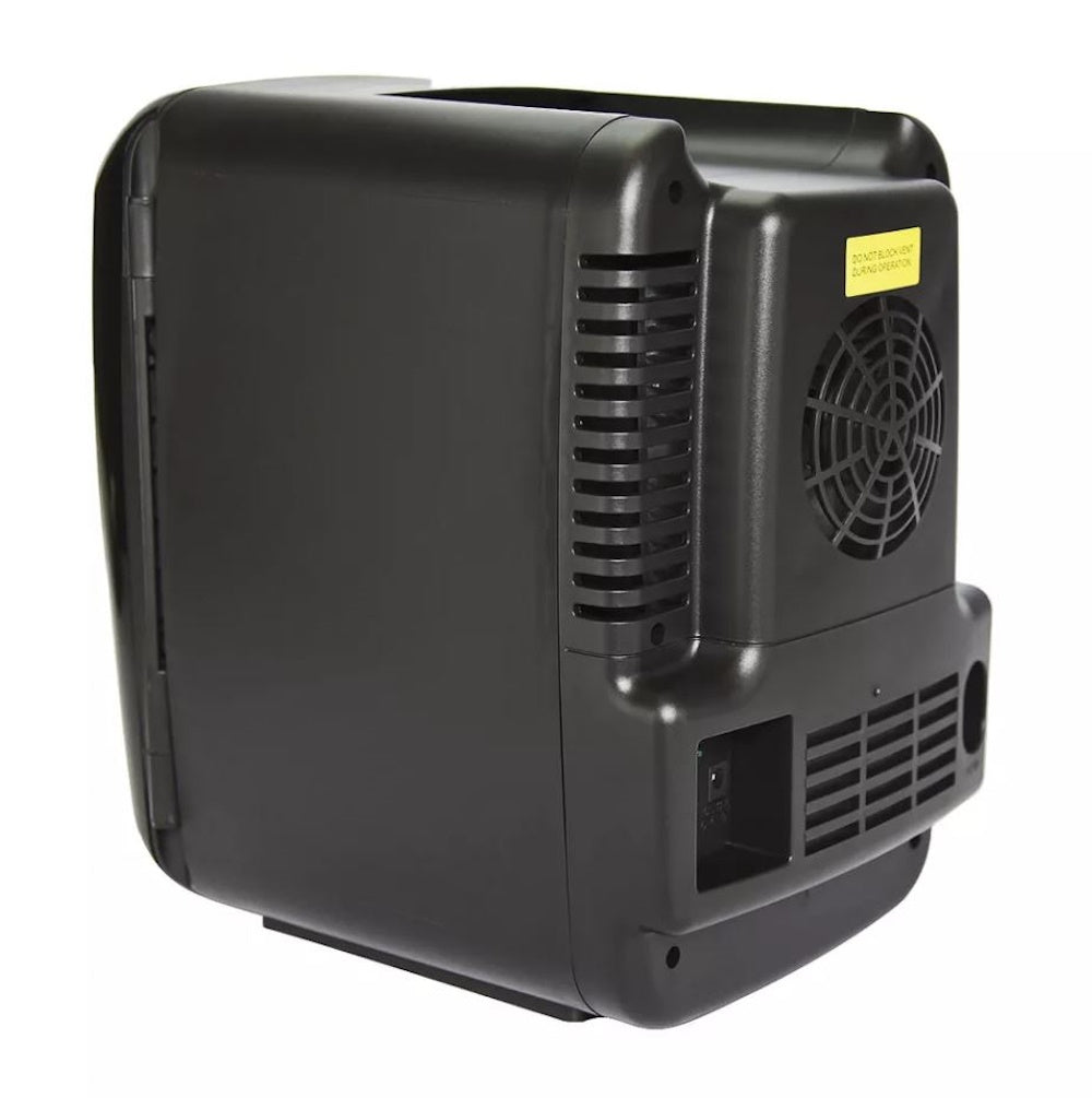 Emerson EFC-5000 Portable Mini Fridge Cooler for 6 Cans, Compact 4L Capacity Black