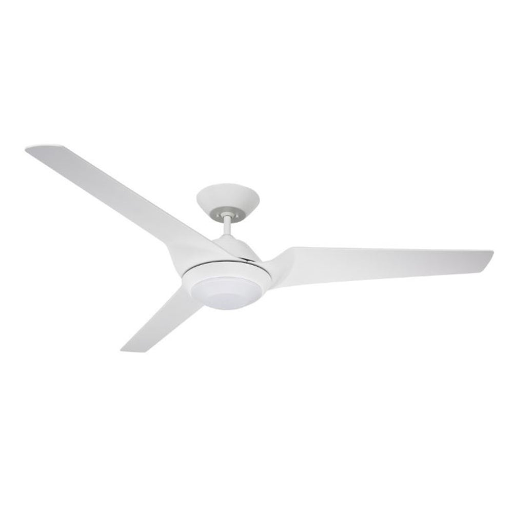Luminance Exo Kathy Ireland Home Sweep Eco 60" Ceiling Fan Light Kit Satin White CF275SW