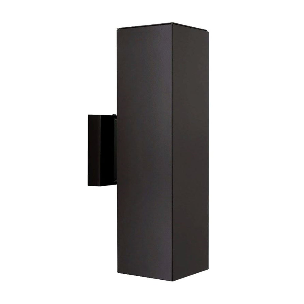 Sunset Lighting Square 2-Light 15" H x 4.375 Aluminum Sconce Oil Bronze Finish F6892-44