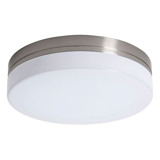 Electrix Essential 11" LED Flush Mount Acrylic Silver 1000LM 16W 3000K FMT-A20-11-10-SN