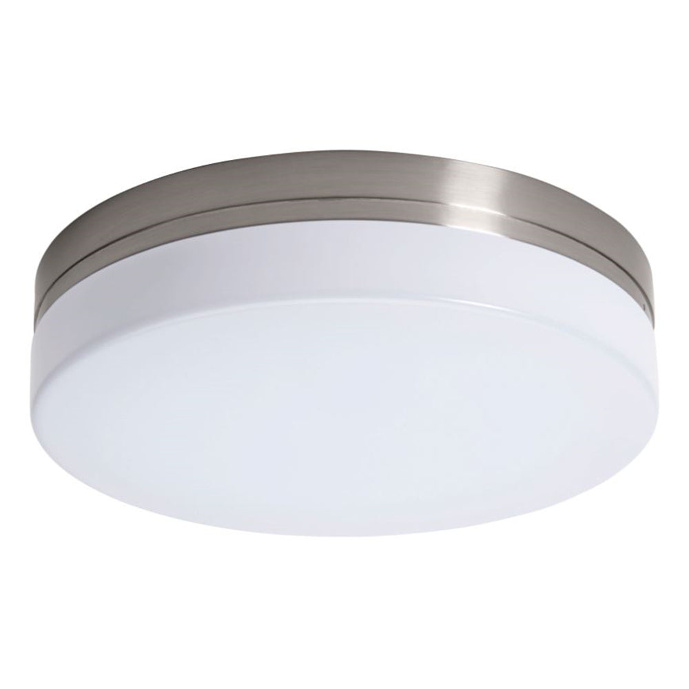 Electrix Essential 11" LED Flush Mount Acrylic Silver 1000LM 16W 3000K FMT-A20-11-10-SN