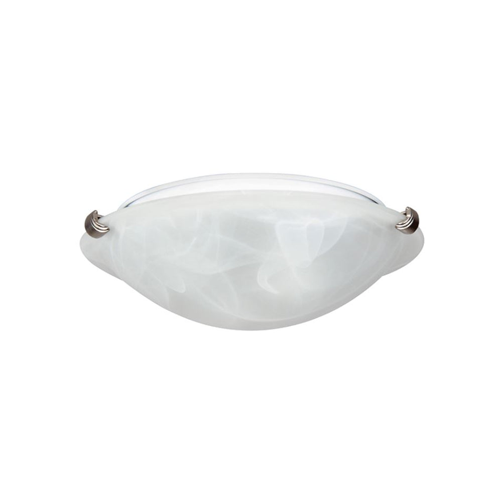 Sunset 16" 3-Light Stroud Flush Mount Satin Nickel F7292-53
