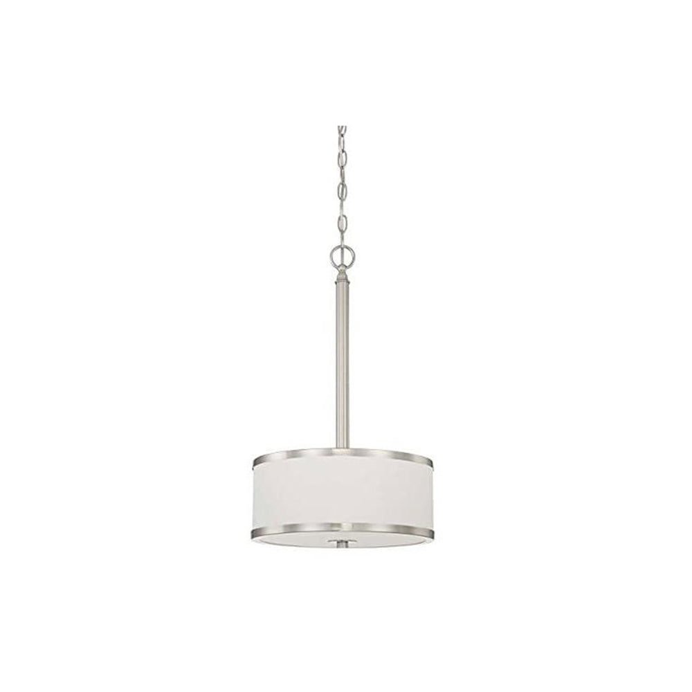 Sunset Payton Bowl Pendant Ceiling Light Dimmable Bright Satin Nickel F21007-80
