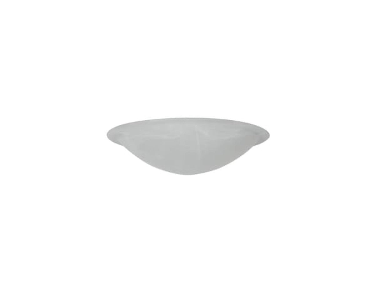 Luminance Lighting Faux Alabaster Style Pendant Glass 11-3/4" Dia x 3-1/8" H G7676