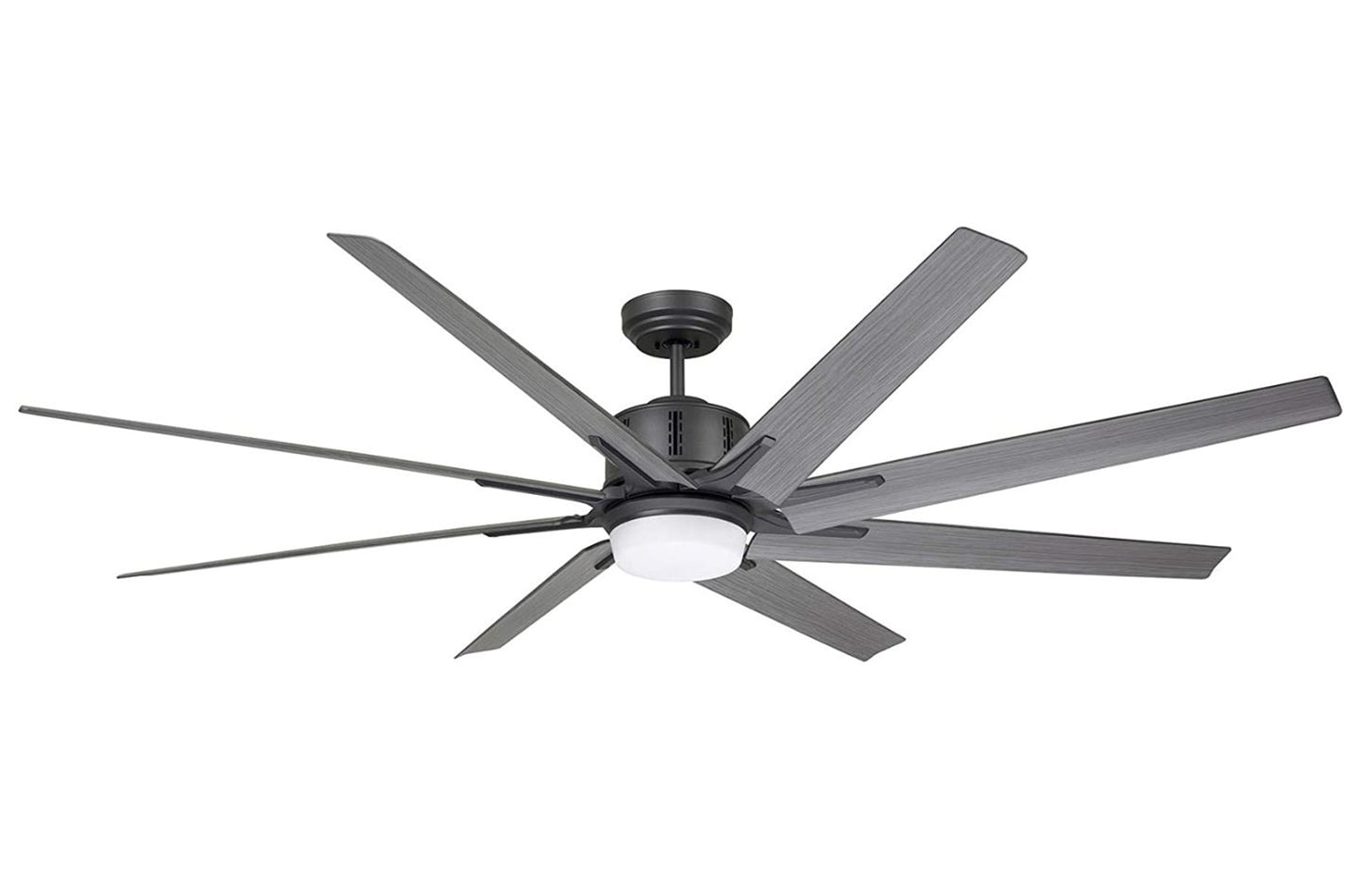 Emerson Aira Eco 72" Outdoor Damp Graphite Ceiling Fan LED Light - All-Weather Driftwood Blades CF985LGRT