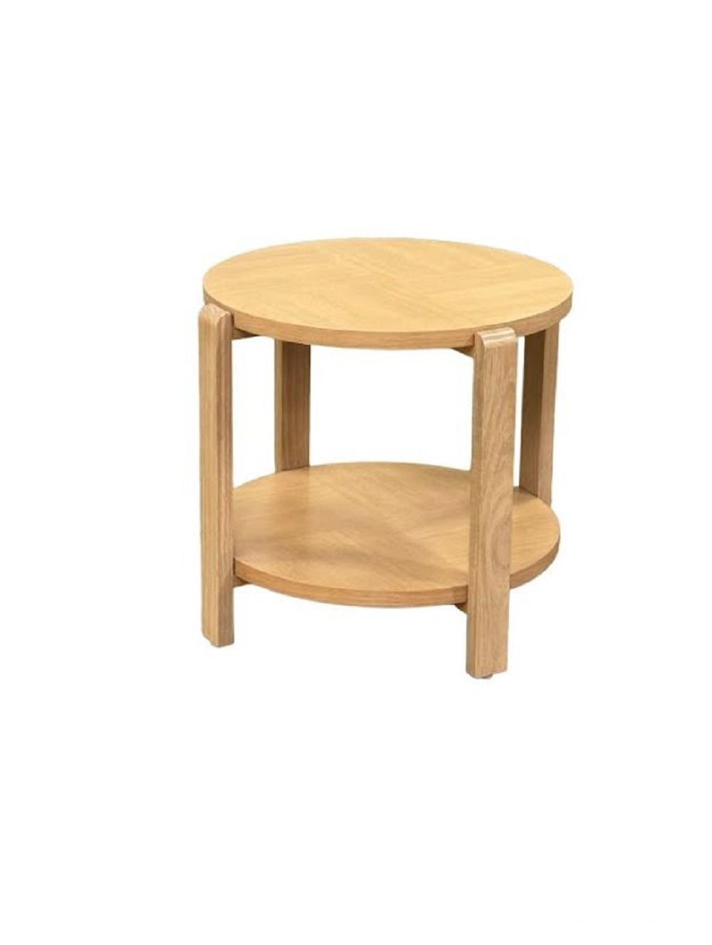 Interior Define Devon Side Table Natural Oak DEV.TBL.SIDE.NAT-OAK - 22"diam. x 19.25"h.
