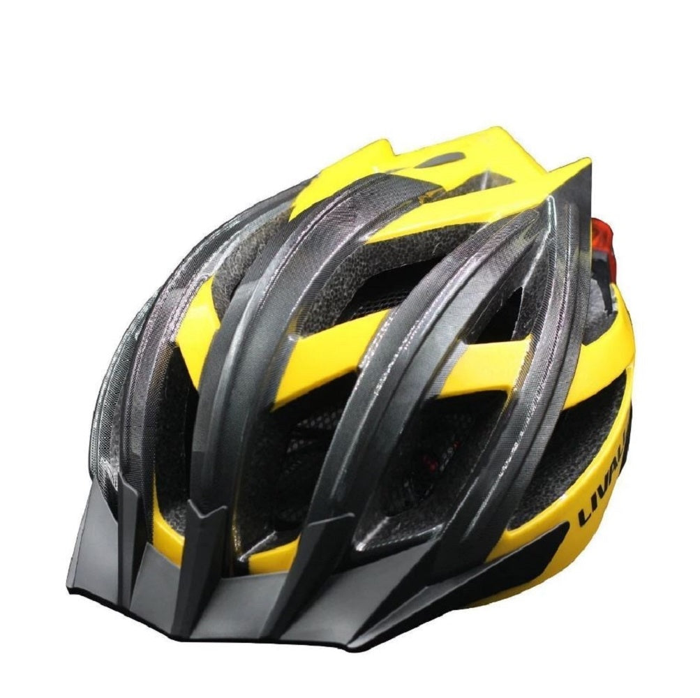 Livall BH100 Bling Biking Cycling Smart Helmet w/ Volume Control LED Turn Signals Yellow Large BH100-15008