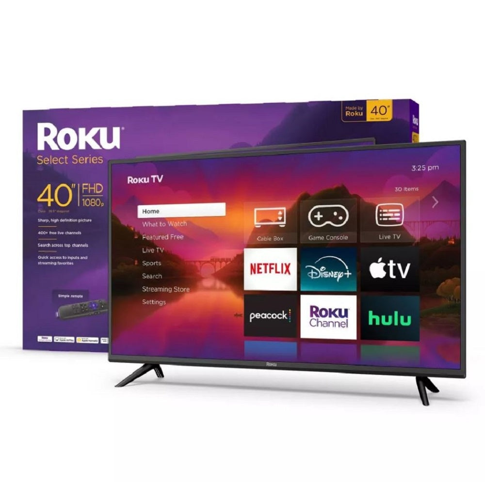 Roku 40" Select Series 1080p Full HD Smart Roku TV w/ Roku TV Remote 40R3B4