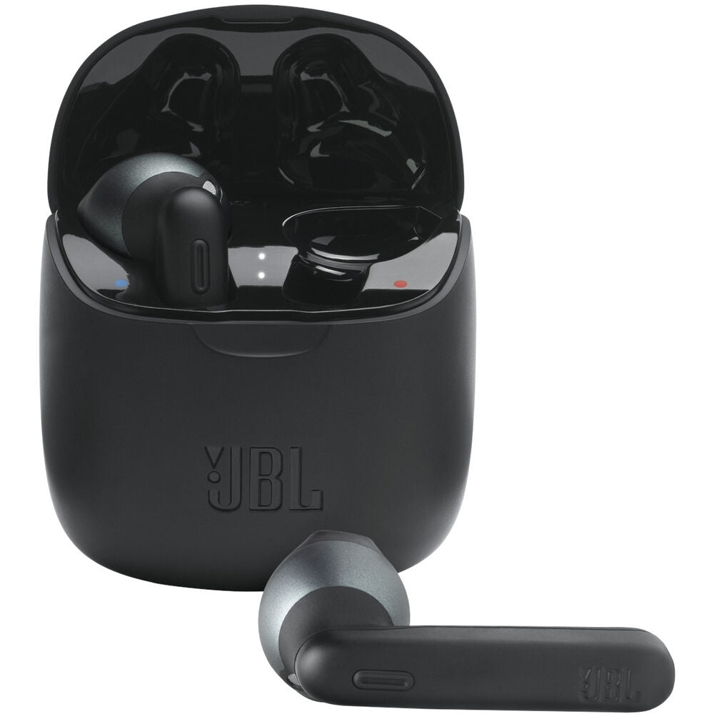 JBL TUNE 225TWS True Wireless Earbud Headphones Black JBLT225TWSBLKAM