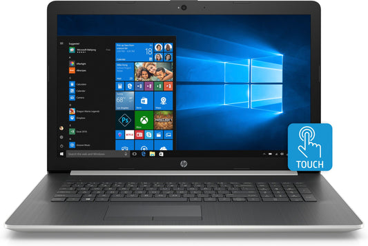 HP 17-ca0011ds 17.3" AMD Ryzen 3 2300U 2.0GHz, 8GB/1TB HDD Laptop Win 10 - Natural Silver 5HV19UA#ABA