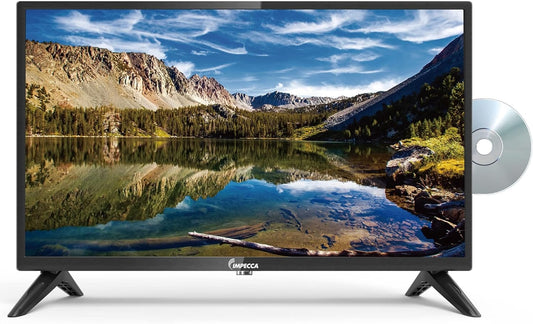 Impecca 24-Inch HD LED 720p TV/ DVD Combo, Compatible w/ HDMI /VGA/USB TL2404D