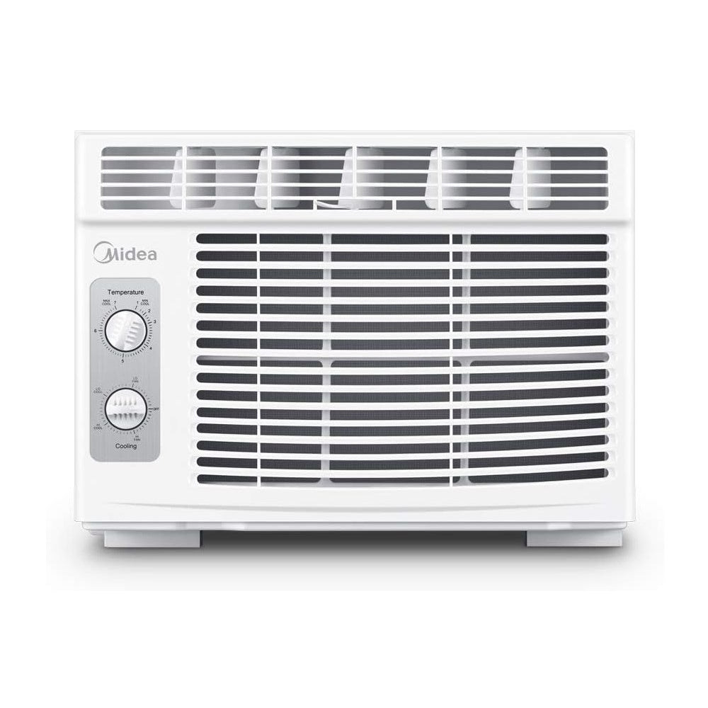Midea 5,000 BTU EasyCool Small Window Air Conditioner Cool up to 150 Sq. Ft. White MAW05M1BWT