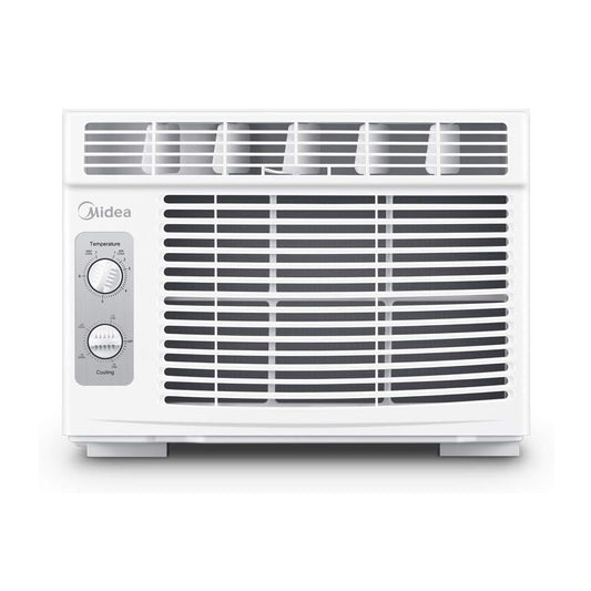 Midea 5,000 BTU EasyCool Small Window Air Conditioner - Cool up to 150 Sq. Ft. White MAW05M1BWT