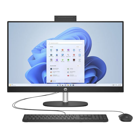 HP All-in-One 27-CR0055M PC, Windows 11 Home, 27", AMD Ryzen 7, 16GB/ 1TB SSD, Jet black