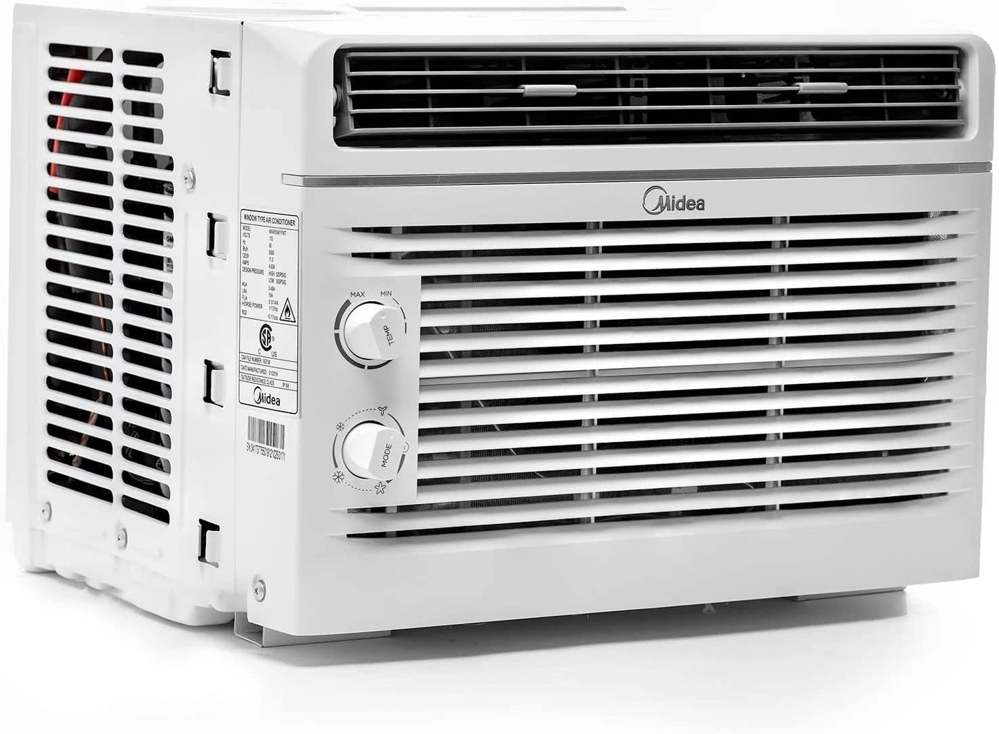 Midea 5,000 BTU Window Air Conditioner, Mechanical, White MAW05M1YWT