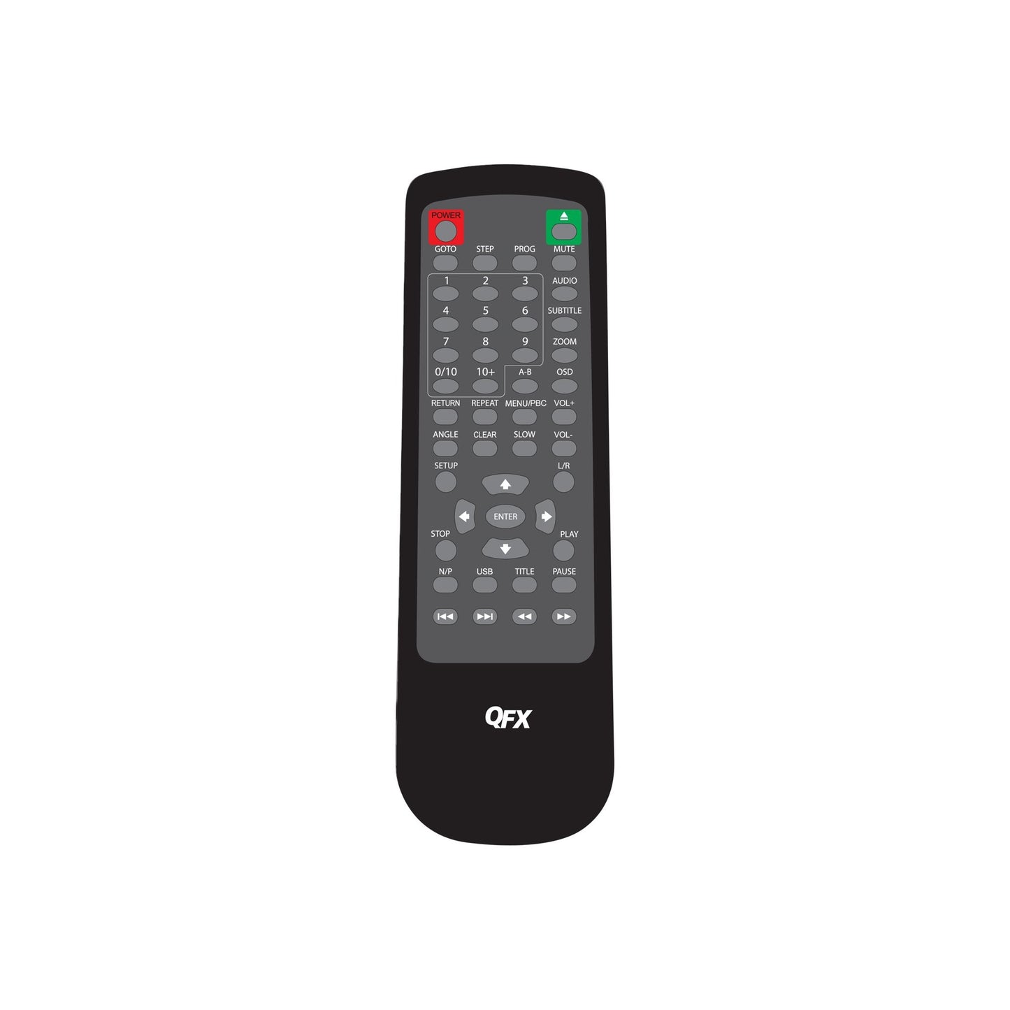 QFX VP109BLK Digital Multimedia DVD Player Black 120V